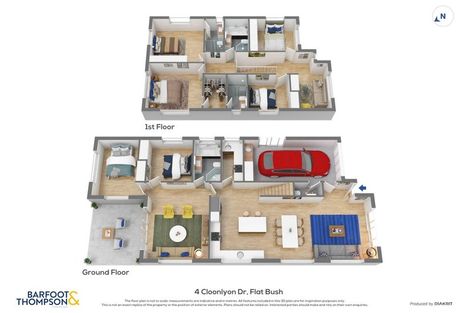 Photo of property in 4 Cloonlyon Drive, Flat Bush, Auckland, 2019