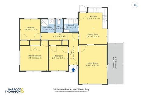 Photo of property in 12 Kereru Place, Half Moon Bay, Auckland, 2012