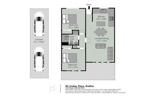 Photo of property in 8g Arotau Place, Grafton, Auckland, 1023