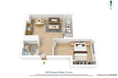 Photo of property in Edward Street Apartments, 54/3 Edward Street, Te Aro, Wellington, 6011