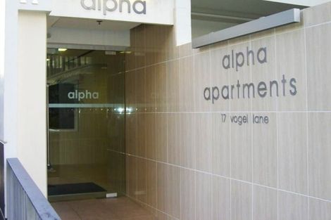 Photo of property in Alpha Apartments, 506/17 Vogel Lane, Auckland Central, Auckland, 1010
