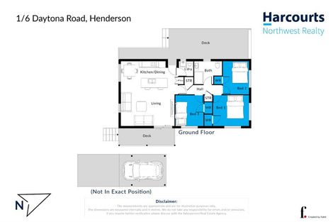 Photo of property in 1/6 Daytona Road, Henderson, Auckland, 0610