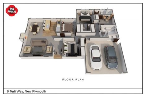 Photo of property in 6 Terli Way, Glen Avon, New Plymouth, 4312