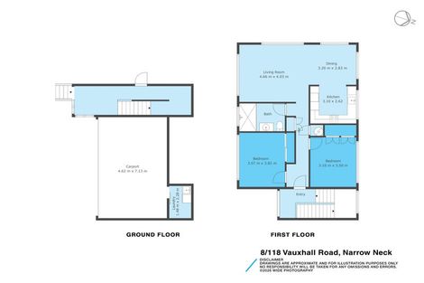 Photo of property in 8/118 Vauxhall Road, Narrow Neck, Auckland, 0624