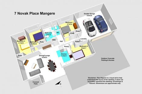 Photo of property in 7 Novak Place, Mangere, Auckland, 2022