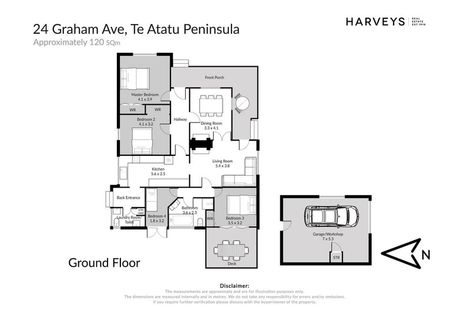 Photo of property in 24 Graham Avenue, Te Atatu Peninsula, Auckland, 0610