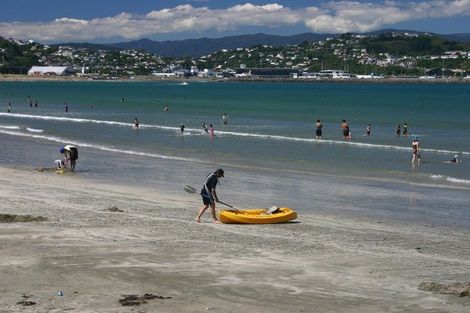 Photo of property in 144 Apu Crescent, Lyall Bay, Wellington, 6022