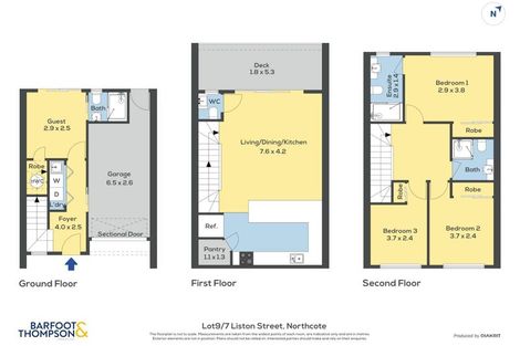 Photo of property in 7c Liston Street, Northcote, Auckland, 0627