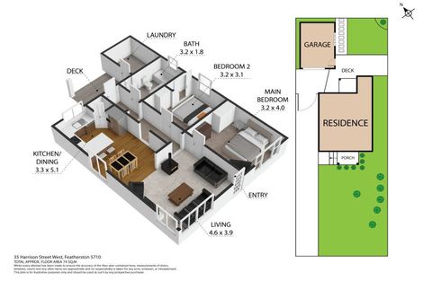 Photo of property in 35 Harrison Street West, Featherston, 5710