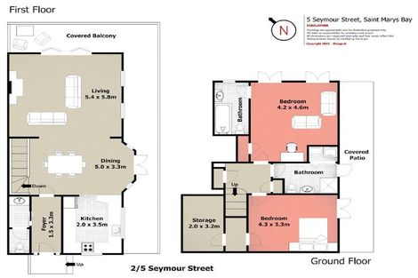 Photo of property in 2/5 Seymour Street, Saint Marys Bay, Auckland, 1011