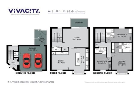 Photo of property in 1/360 Montreal Street, Christchurch Central, Christchurch, 8013