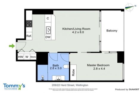 Photo of property in Chaffers Dock, 209/22 Herd Street, Te Aro, Wellington, 6011