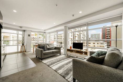 Photo of property in Pinnacle Apartments, E606/160 Victoria Street, Te Aro, Wellington, 6011