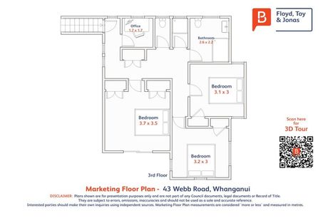 Photo of property in 43 Webb Road, Durie Hill, Whanganui, 4500