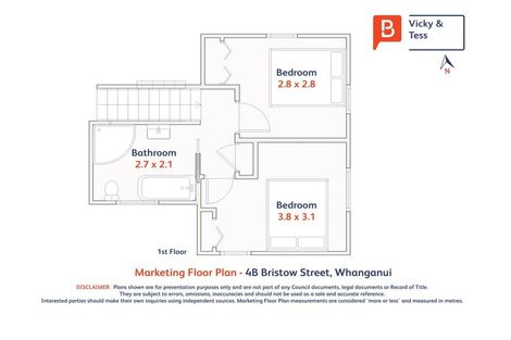 Photo of property in 4b Bristow Street, Saint Johns Hill, Whanganui, 4501