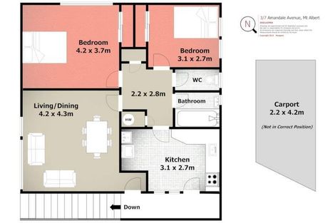 Photo of property in 3/7 Amandale Avenue, Mount Albert, Auckland, 1025