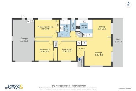 Photo of property in 1/8 Nerissa Place, Randwick Park, Auckland, 2105