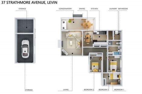 Photo of property in 37 Strathmore Avenue, Levin, 5510