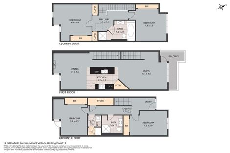 Photo of property in 12 Fallowfield Avenue, Mount Victoria, Wellington, 6011