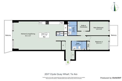 Photo of property in Clyde Quay Wharf, 2d/1 Clyde Quay Wharf, Te Aro, Wellington, 6011