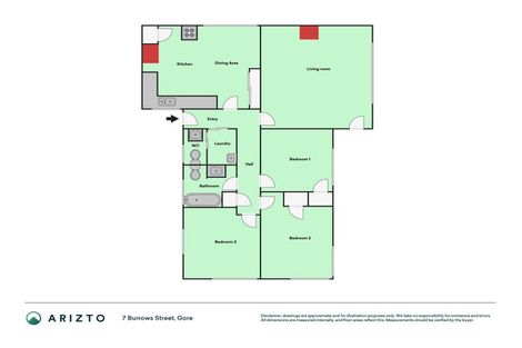Photo of property in 7 Burrows Street, East Gore, Gore, 9710