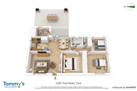 Photo of property in 1234 Tora Road, Tora, Martinborough, 5782