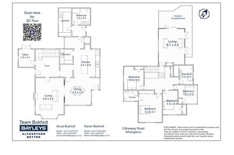Photo of property in 3 Brassey Road, Saint Johns Hill, Whanganui, 4500