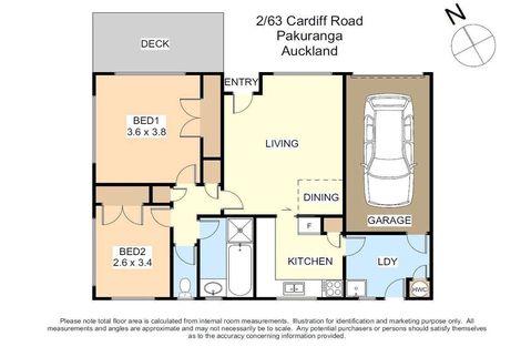 Photo of property in 2/63 Cardiff Road, Pakuranga, Auckland, 2010