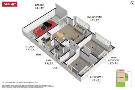Photo of property in 1/107 Parkers Road, Tahunanui, Nelson, 7011