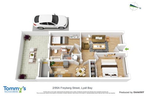 Photo of property in 2/95a Freyberg Street, Lyall Bay, Wellington, 6022