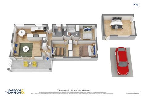 Photo of property in 7 Poinsettia Place, Henderson, Auckland, 0610