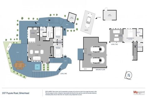 Photo of property in 3/57 Pupuke Road, Birkenhead, Auckland, 0627