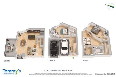 Photo of property in 2/25 Thane Road, Roseneath, Wellington, 6011