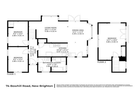 Photo of property in 74 Bowhill Road, New Brighton, Christchurch, 8083