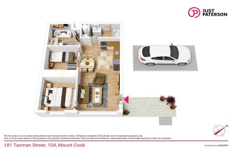 Photo of property in Detroit Apartments, 104/181 Tasman Street, Mount Cook, Wellington, 6021