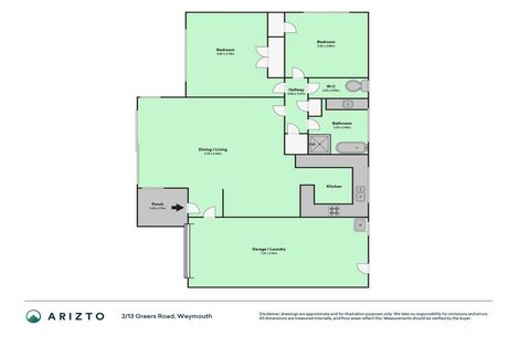 Photo of property in 2/13 Greers Road, Weymouth, Auckland, 2103