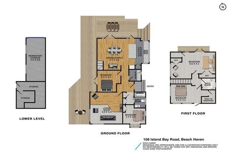 Photo of property in 108 Island Bay Road, Beach Haven, Auckland, 0626