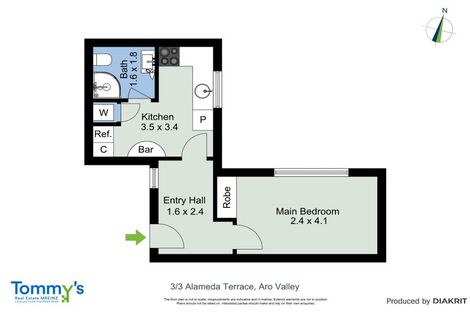 Photo of property in 3 Alameda Terrace, Aro Valley, Wellington, 6021