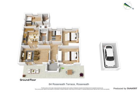 Photo of property in 64 Roseneath Terrace, Roseneath, Wellington, 6011