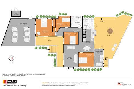 Photo of property in 73 Stottholm Road, Titirangi, Auckland, 0604