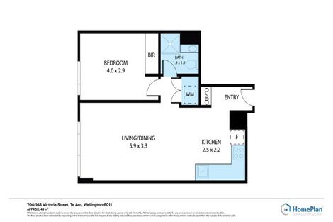 Photo of property in Vsp South, 704/168 Victoria Street, Te Aro, Wellington, 6011