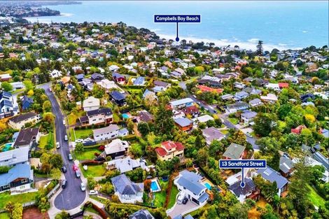 Photo of property in 13 Sandford Street, Campbells Bay, Auckland, 0630