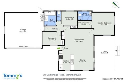 Photo of property in 21 Cambridge Road, Martinborough, 5711