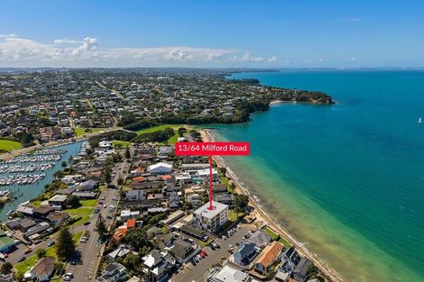 Photo of property in Seaview Apartments, 13/64 Milford Road, Milford, Auckland, 0620