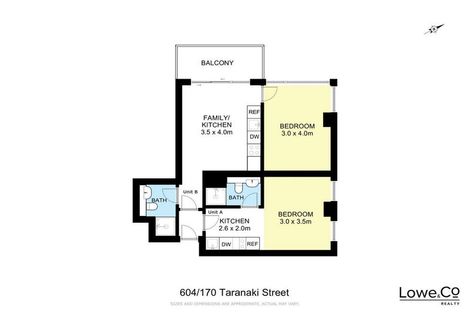 Photo of property in The Peak Apartments, 604/170 Taranaki Street, Te Aro, Wellington, 6011