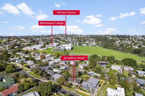 Photo of property in 26 Saffron Street, Birkdale, Auckland, 0626