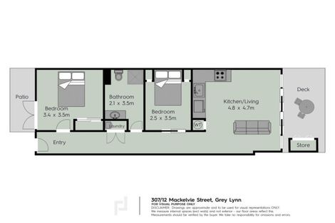 Photo of property in 307/12 Mackelvie Street, Grey Lynn, Auckland, 1021