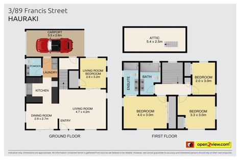Photo of property in 3/89 Francis Street, Hauraki, Auckland, 0622