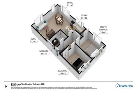 Photo of property in 2 Winnipeg Way, Kingston, Wellington, 6021