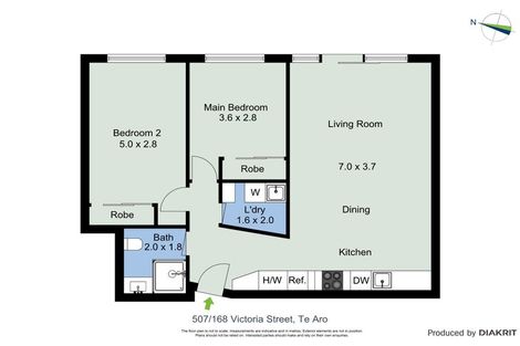 Photo of property in Vsp South, 507/168 Victoria Street, Te Aro, Wellington, 6011